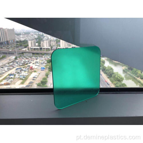 Dossel de folha de policarbonato de cor de proteção UV 3mm
